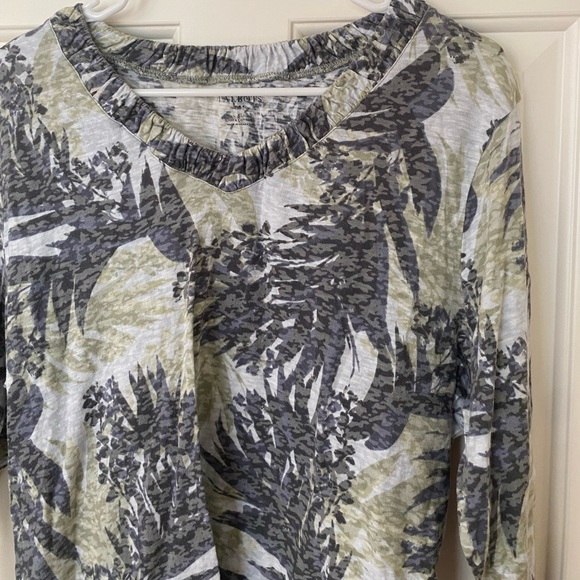 Talbots Patterned Cotton Top - Picture 2 of 5